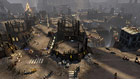 Space Marines bewegen sich durch die Ruinen des Wohnturmes Legis, einer noblen Wohngegend in der Planetenmetropole von Meridian.