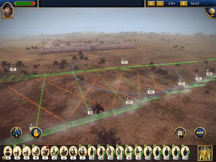 <strong>GROSSE STRATEGIE FÜR UNTERWEGS</strong> Dank intuitiver Touchscreen-Steuerung und Verbesserungen der Benutzerfreundlichkeit eignet sich NAPOLEON optimal für Mobilgeräte. Für eine vertraute Desktop-Erfahrung kannst du auch eine mit iPadOS/Android kompatible Maus und Tastatur verbinden.